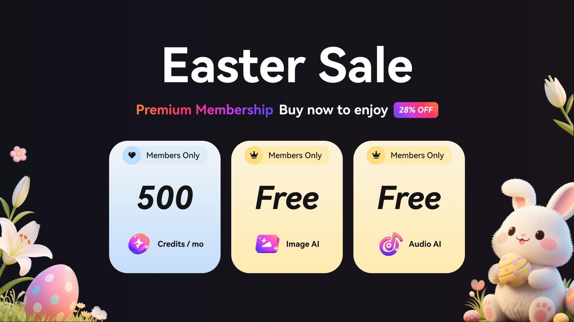 Easter AI Party 2025 – Join Media.io & Win Big!