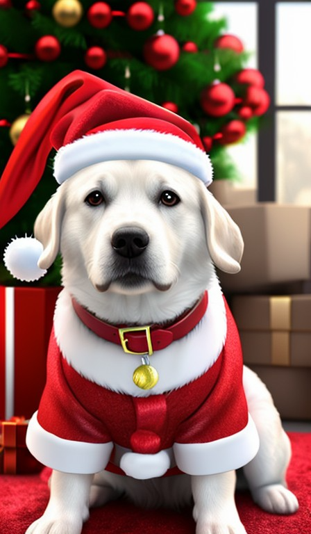 Media.io AI Wallpapger Generator: Christmas Trending Phone Wallpaper 