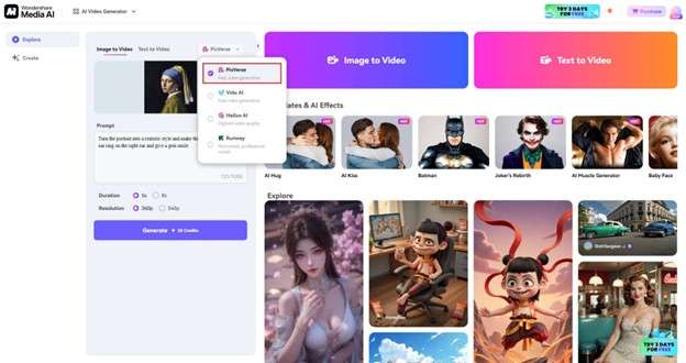open media io video generator