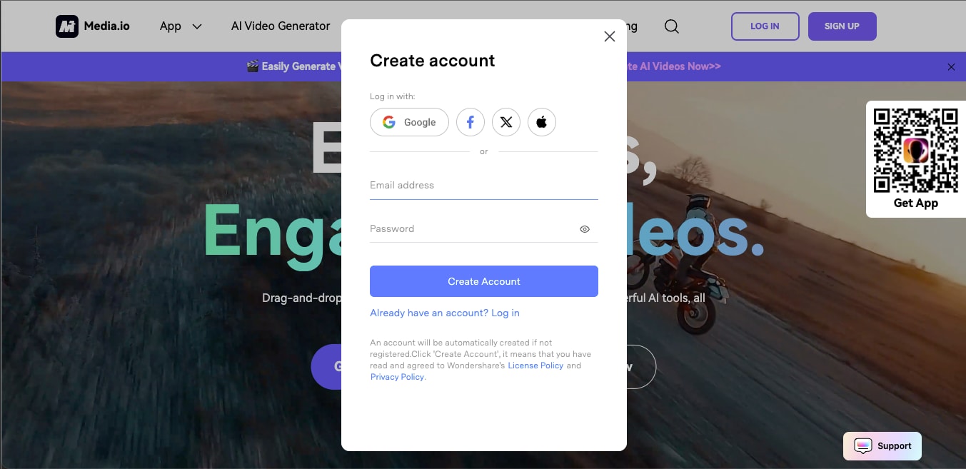 media io guide opening