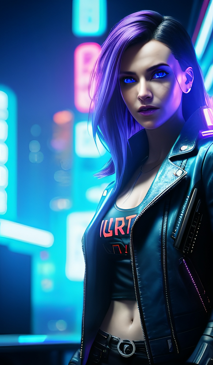 Media.io Online free Cyberpunk wallpaper images