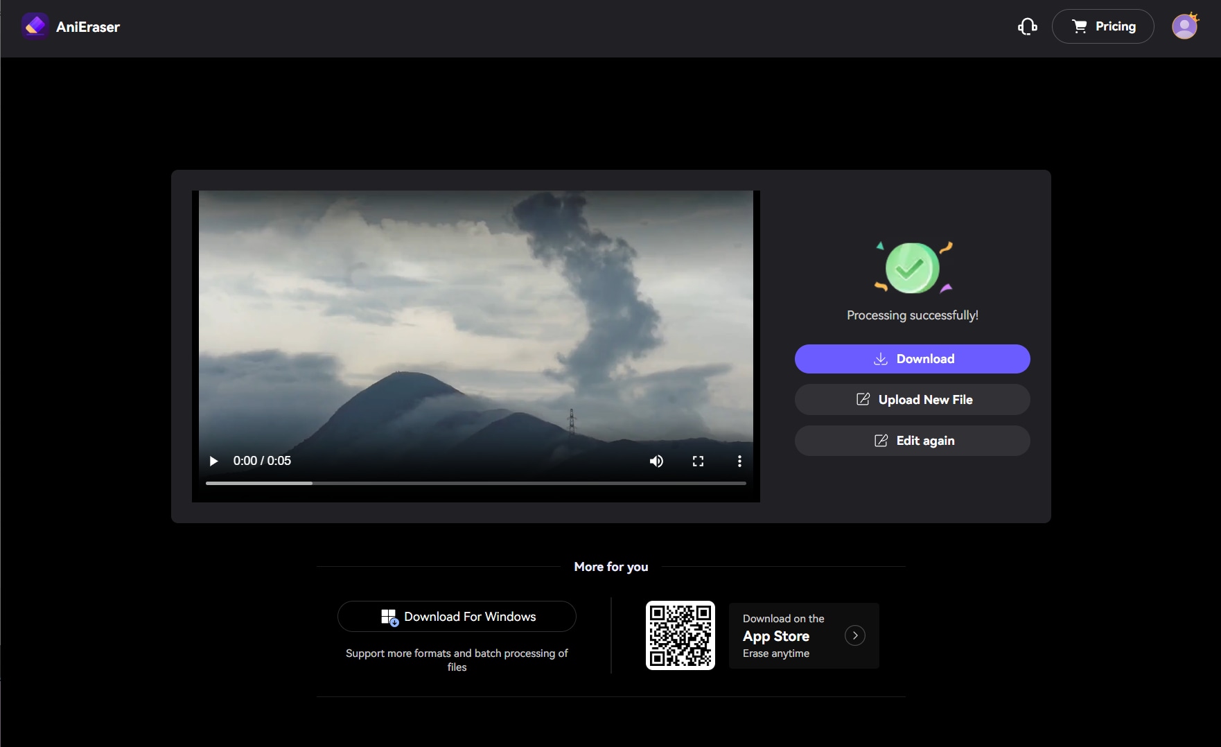 download the watermark-removed video