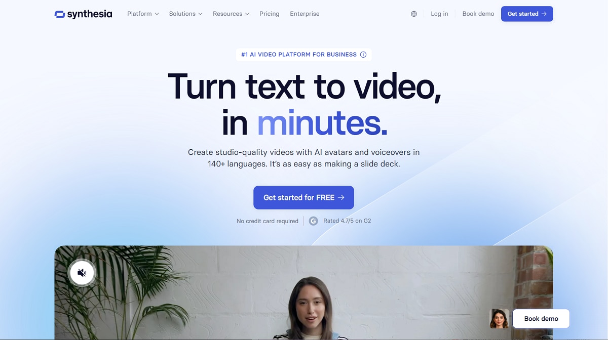 Synthesia as kling ai alternative