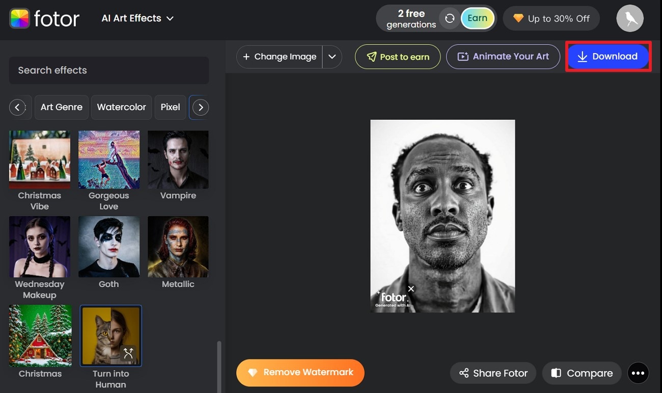 download results to device