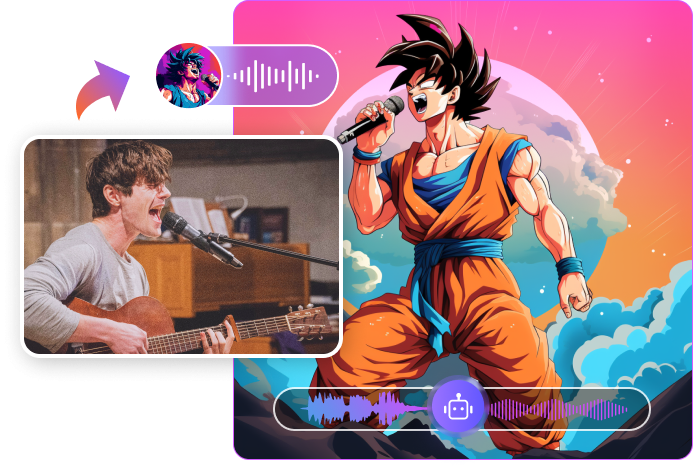 AI Goku voice changer